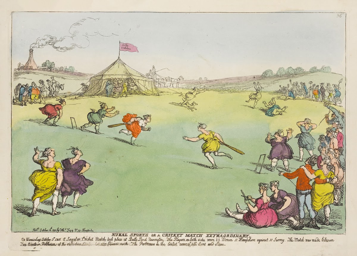 Rural sports or a cricket match extraordinary 1811