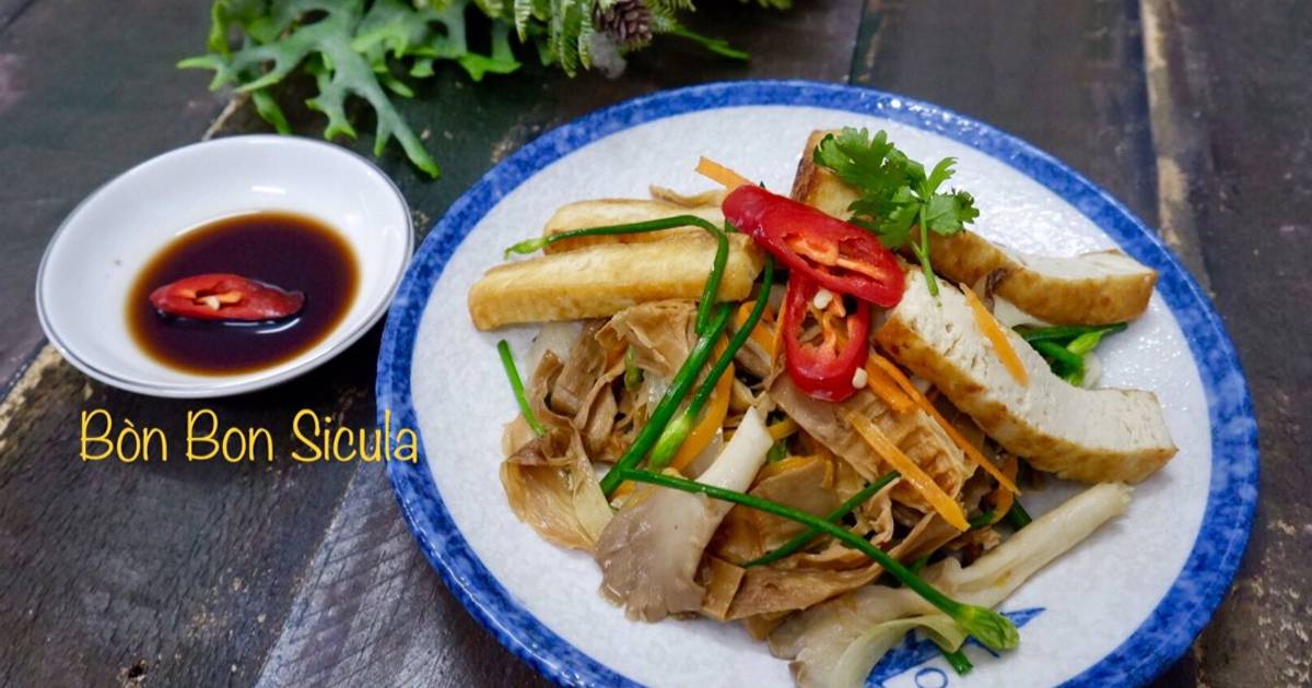 Măng Rừng Khô Xào Chay