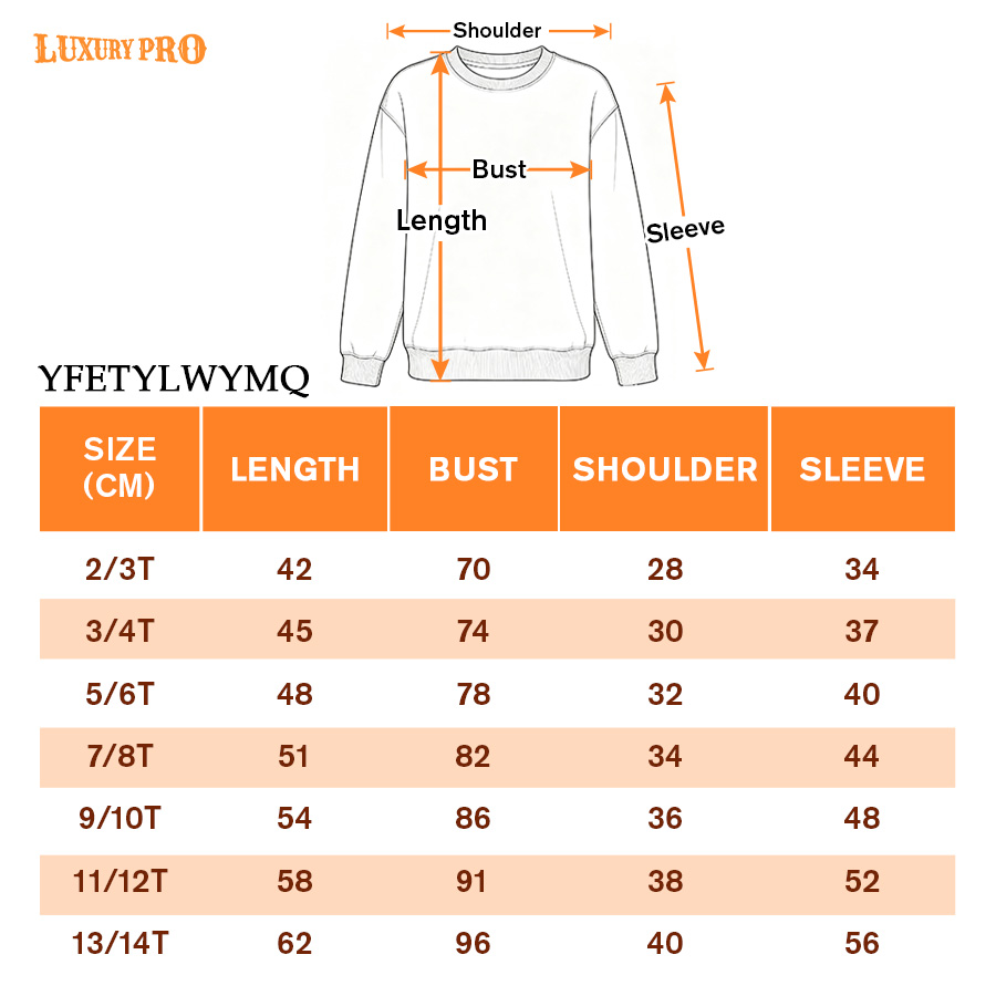 AOP YF Kids French Terry Crew Neck Sweatshirt