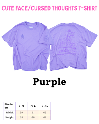 CUTE FACE/CURSED THOUGHTS T-SHIRT