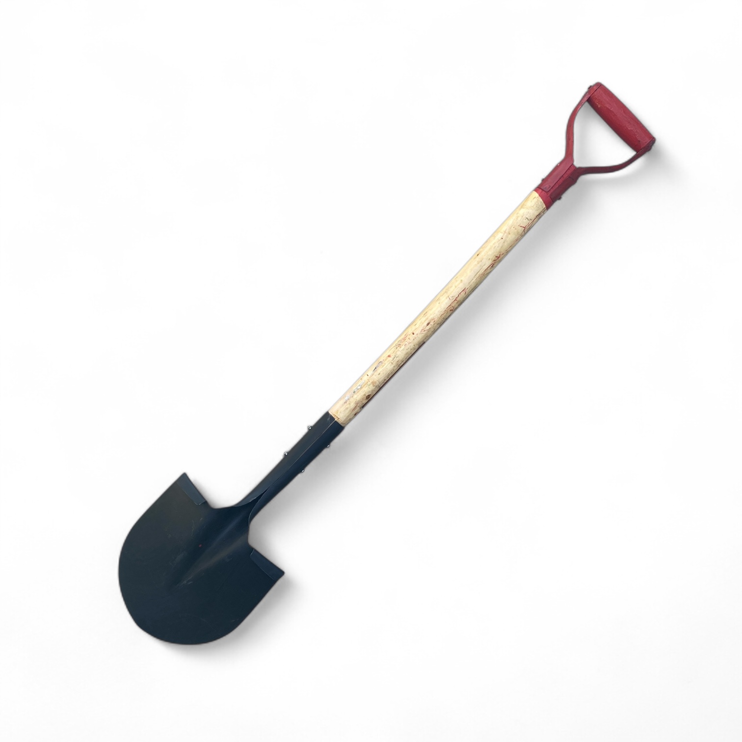 Ordinary Pointed Shovel with Wood Handle