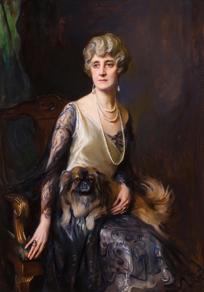 A portrait of Mrs Frederick L Pratt neé Miss Jeannie Williams
