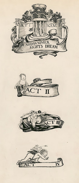 Midsummer nights dream Headings 1900