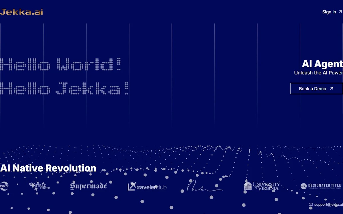 Captura de Jekka.ai Chatbot