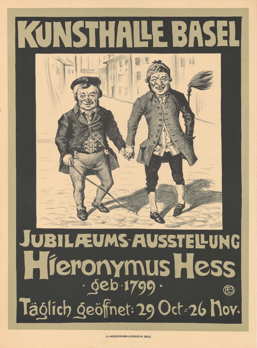Kunsthalle Basel  JubiläUms Ausstellung Hieronymus Hess 1899