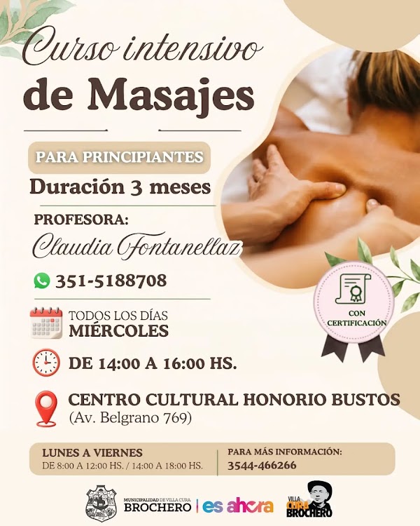 Curso Intensivo de Masajes