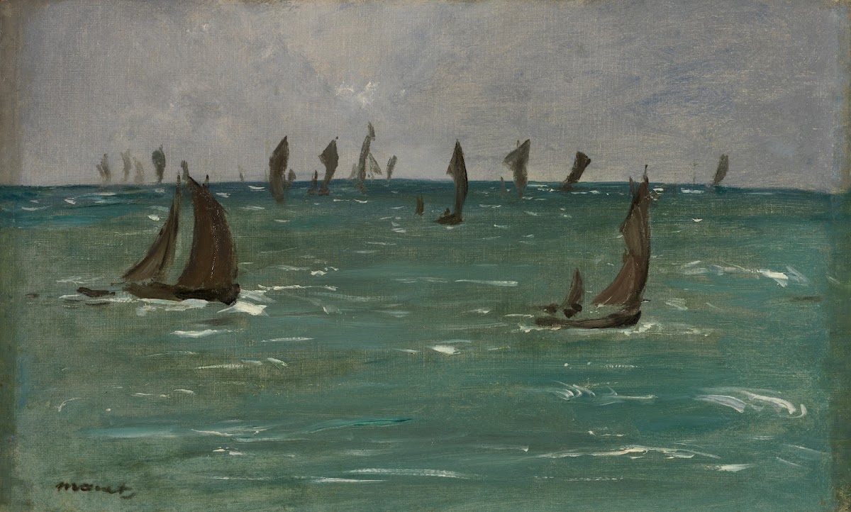 Boats at Berck sur Mer 1873