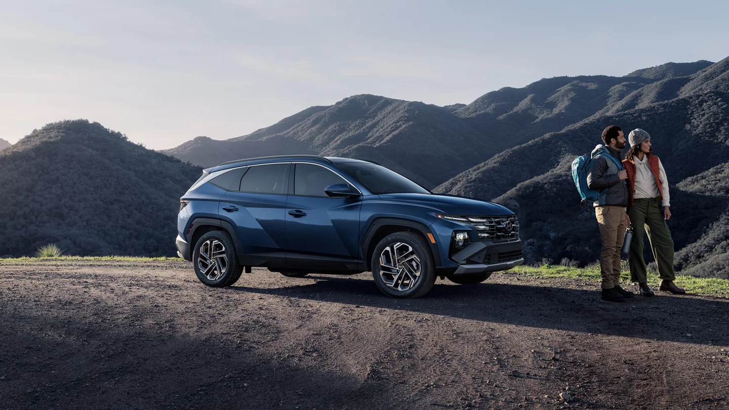 Hyundai Tucson exterior showcasing reliable compact SUV design