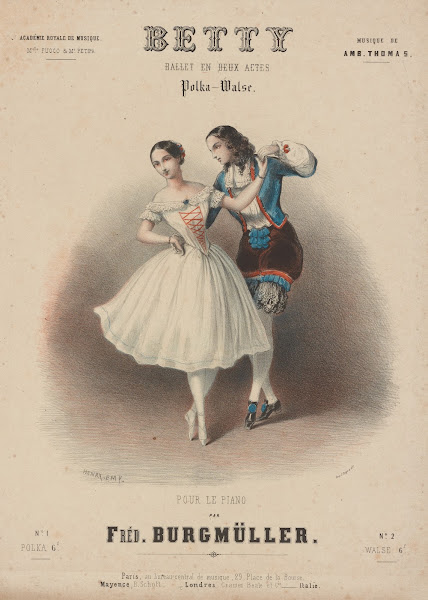 Betty ballet en deux actes polka walse Académie royale de musique 1846