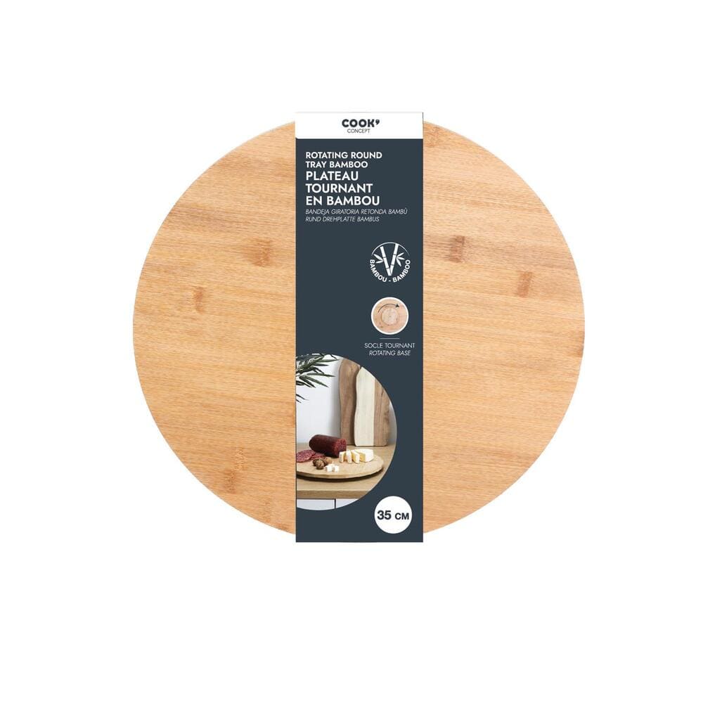 Base giratoria de bambú Cook Concept™