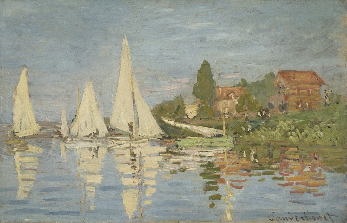 Regattas at Argenteuil circa 1872