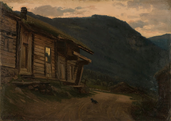 Sommernatt Setesdal 1864