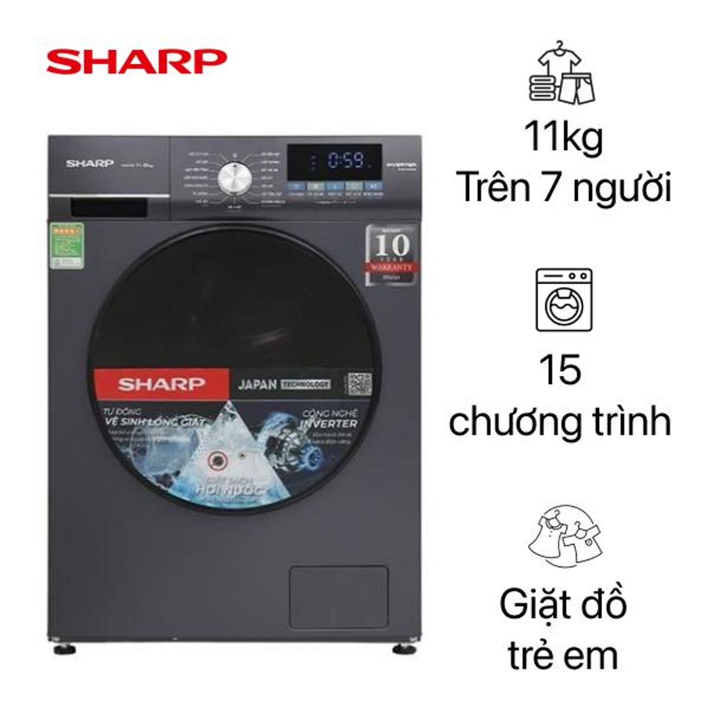 HOT DEAL SẢN PHẨM MỚI: Máy giặt Sharp cửa ngang 11Kg 2025

Giới thiệu Máy giặt ...