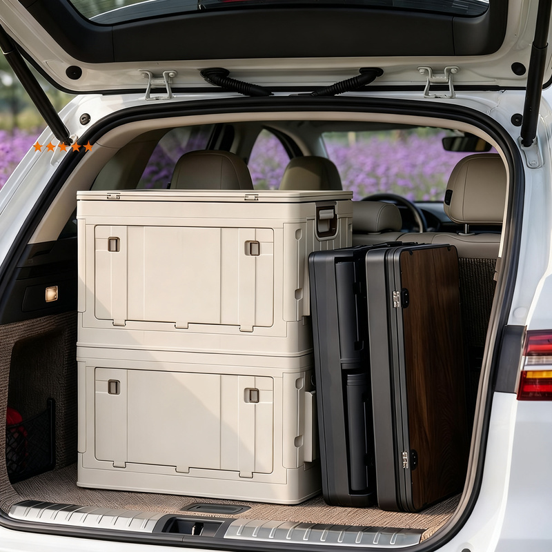Camping storage box, 40–50 L, foldable, Model 2032