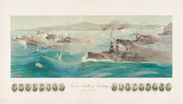 Naval battle of Santigo July 3rd 1898 1899