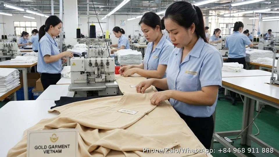 Custom Apparel Manufacturing - Gold Garment Vietnam