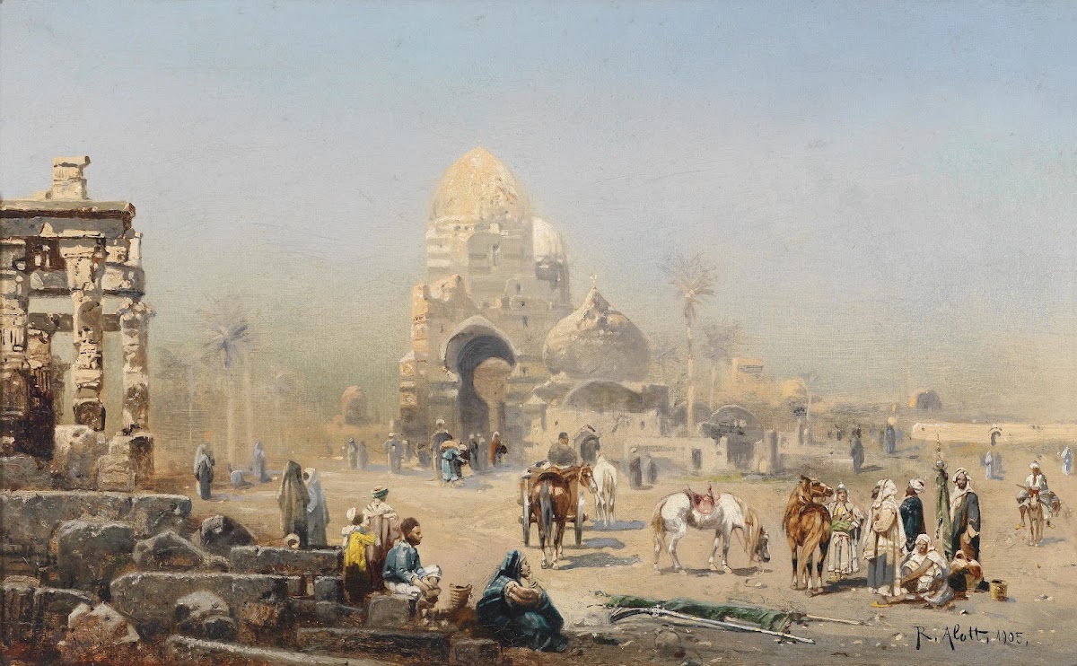 Orientalische Straßenszene