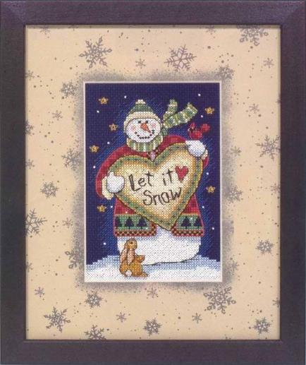 DIM08701 Holiday Snowman