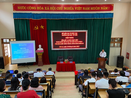 Trường Đại học Tây Bắc tổ chức Hội nghị tổng kết 10 năm thực hiện Nghị quyết số 29-NQ/TW ngày 04/11/2013 của Ban Chấp hành Trung ương Đảng khóa XI