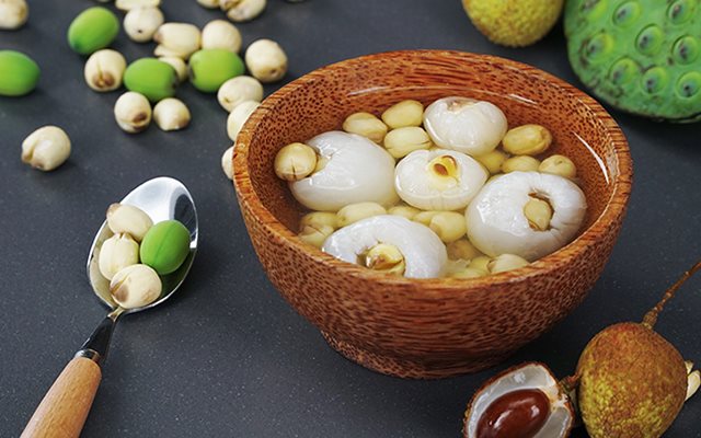 Chè Vải Bọc Hạt Sen