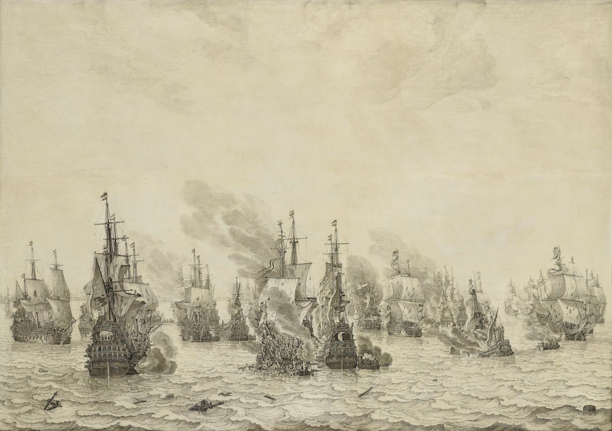 The Battle of Livorno Leghorn c 1659   c 1699