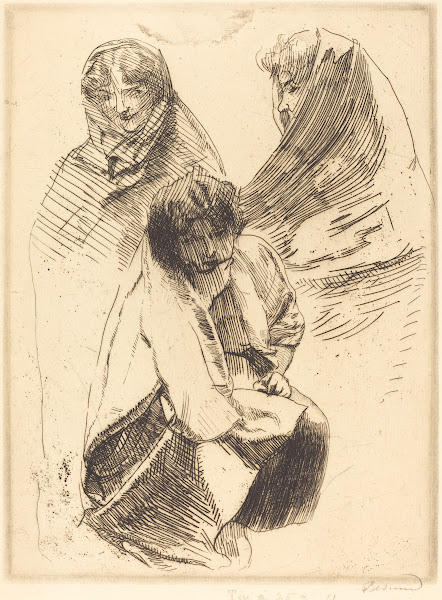 Three Veiled Women Trois femmes voilées 1899
