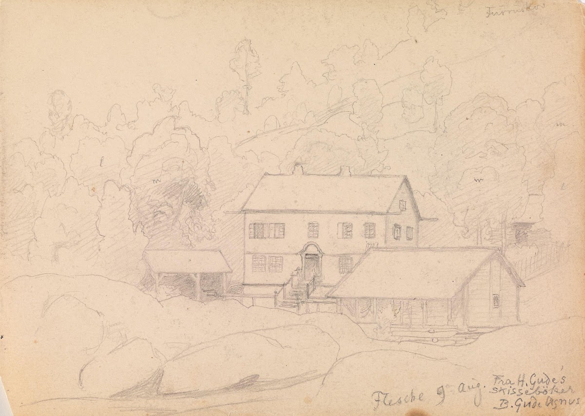Flesje gård Balestrand 1845