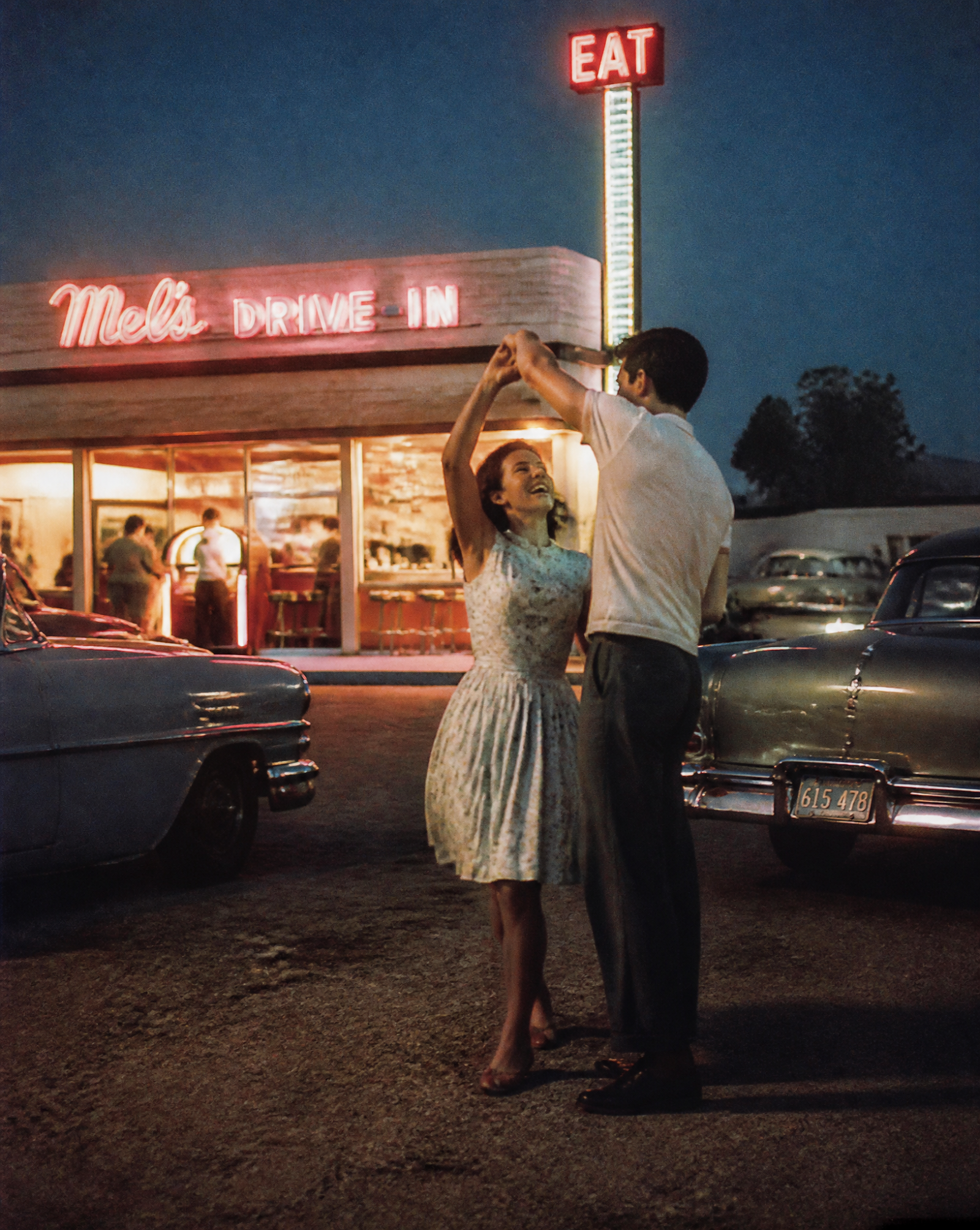 Restaurante de carretera de 1956 en Blue