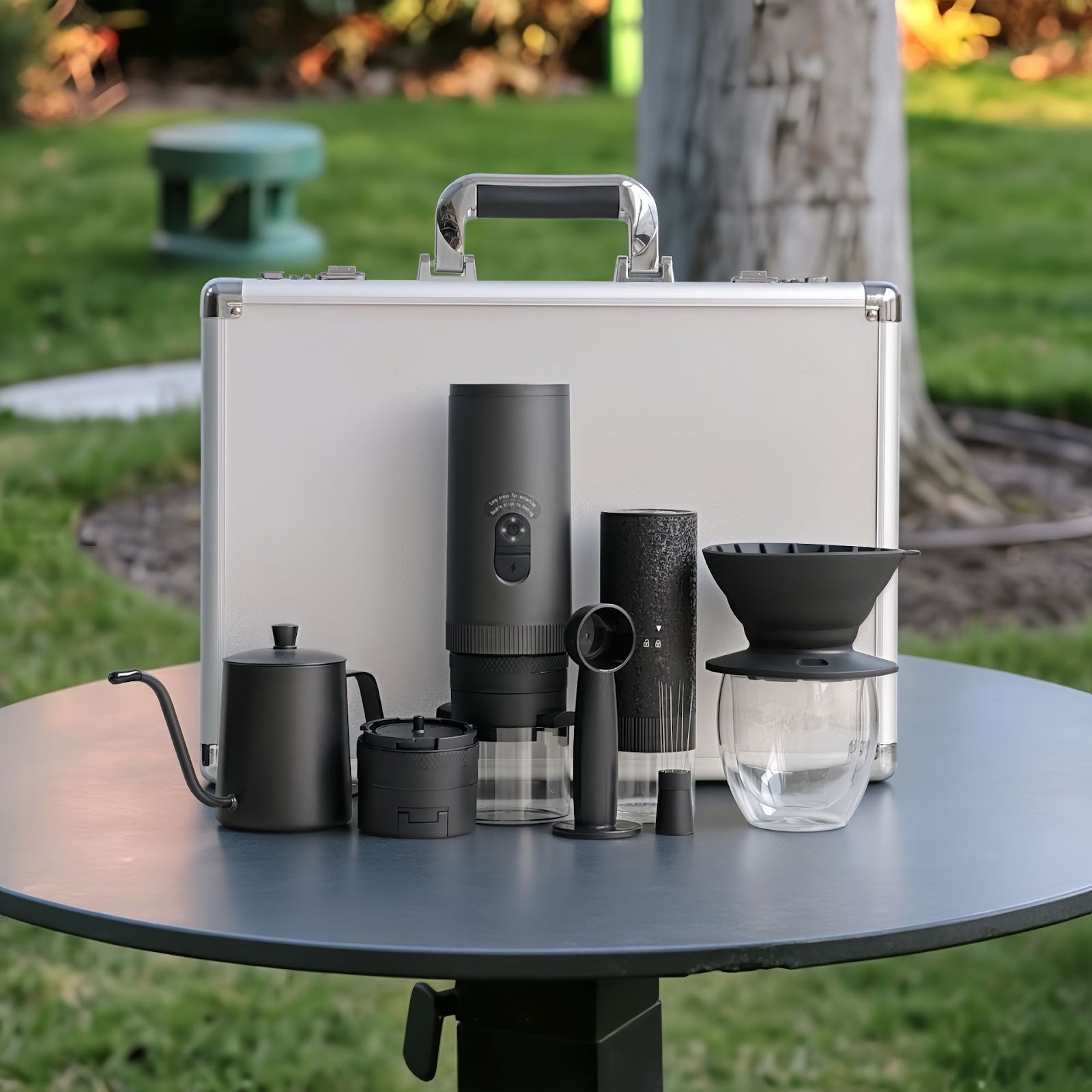 Espressomaschine, tragbar, halbautomatisch