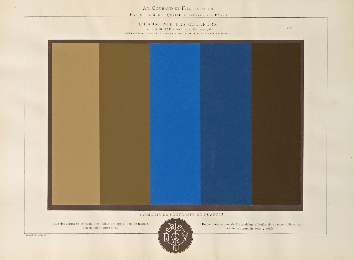 Lharmonie des couleurs  Pl104 1880