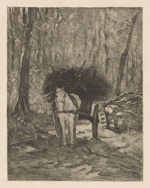 Sprokkelende man in een bos 1878   1931