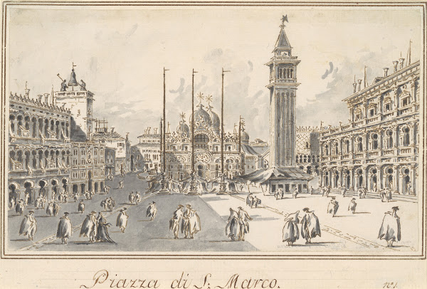 Piazza San Marco Looking toward the Basilica ca 180428