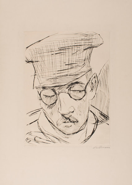 Man with Cap and Glasses 1919