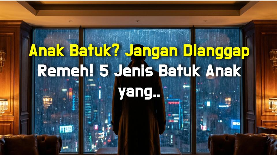 Anak Batuk? Jangan Dianggap Remeh! 5 Jenis Batuk Anak yang Wajib Orang Tua Tahu