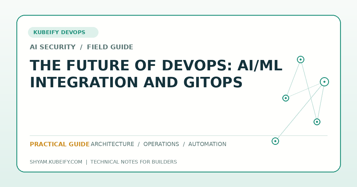 The Future of DevOps: AI/ML Integration and GitOps - Kubeify DevOps blog hero