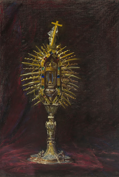 Reliquary with a nail from the Holy Cross 1907
