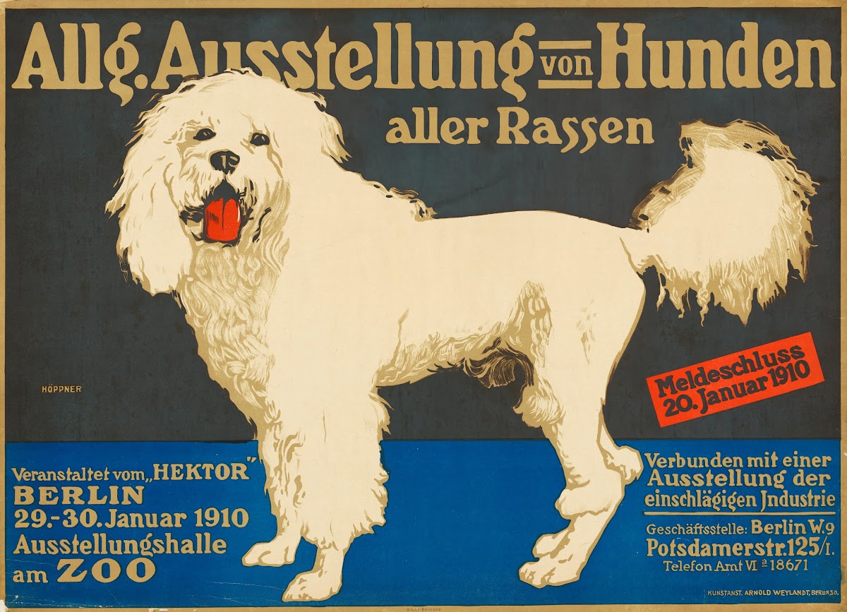 Allgemeine Ausstellung Von Hunden Aller Rassen 1910