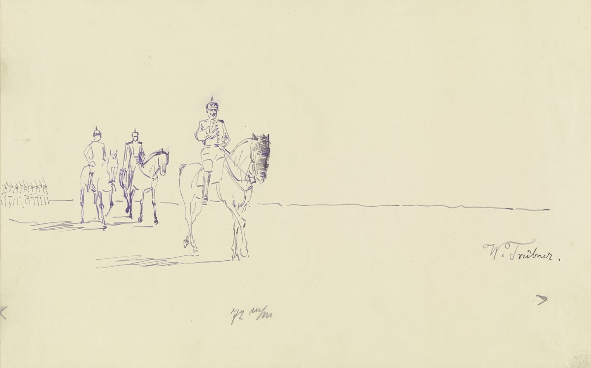 Return from the parade