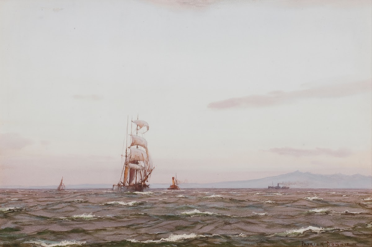 A Grey Morning off Arran 1918