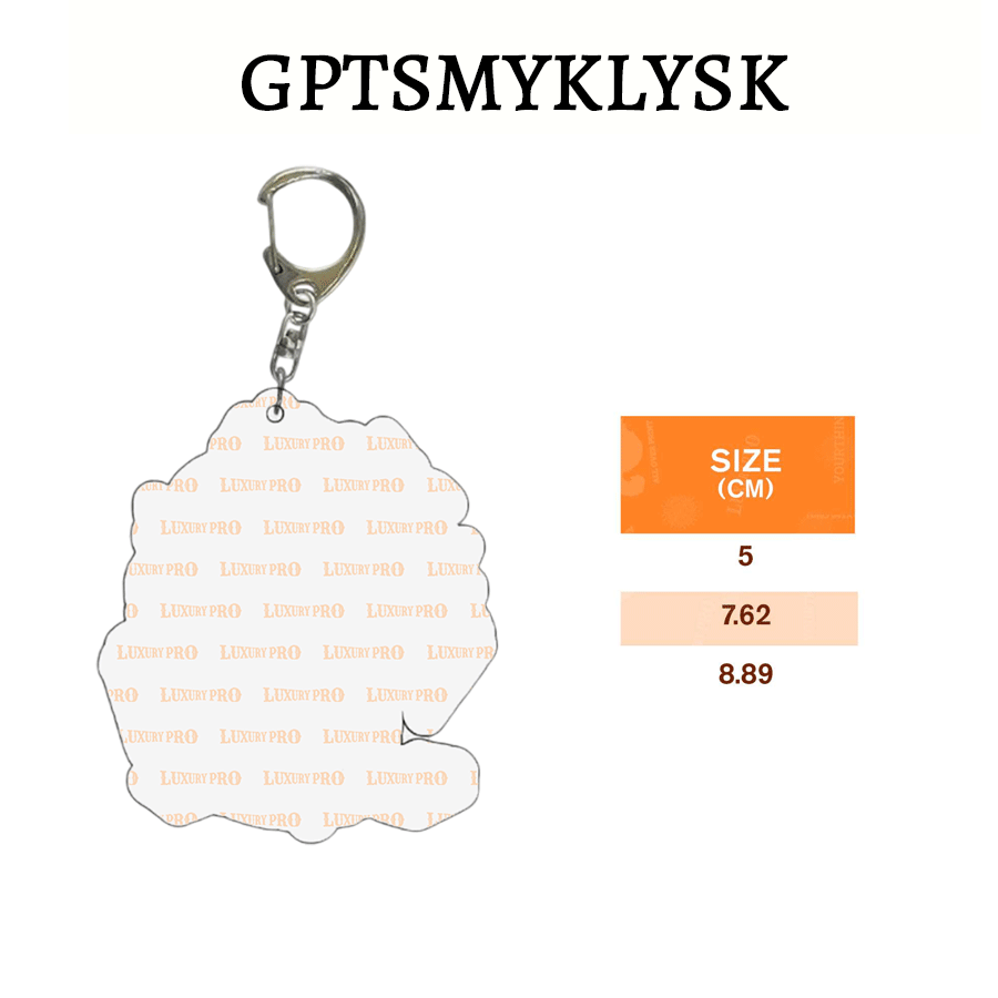 GPT Double-sided Acrylic Keychain