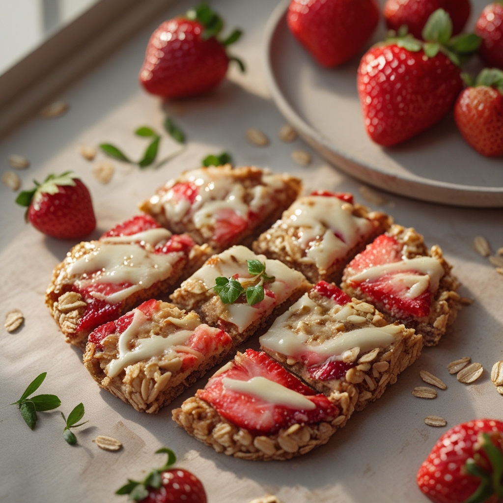 Strawberry & Oat Nibbles for Dogs: A Tail-Wagging Treat! Easy Homemade Dog Snack