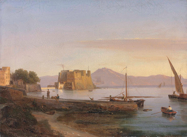 Fishermen Castel dell Ovo Naples