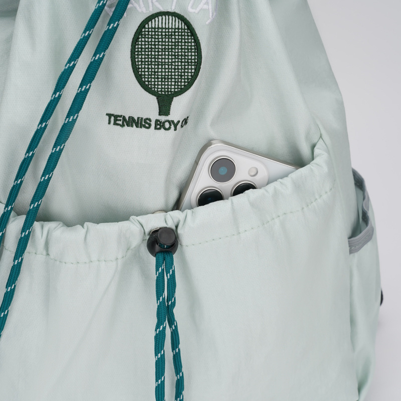 Nylon backpack, ultra-lightweight, drawstring