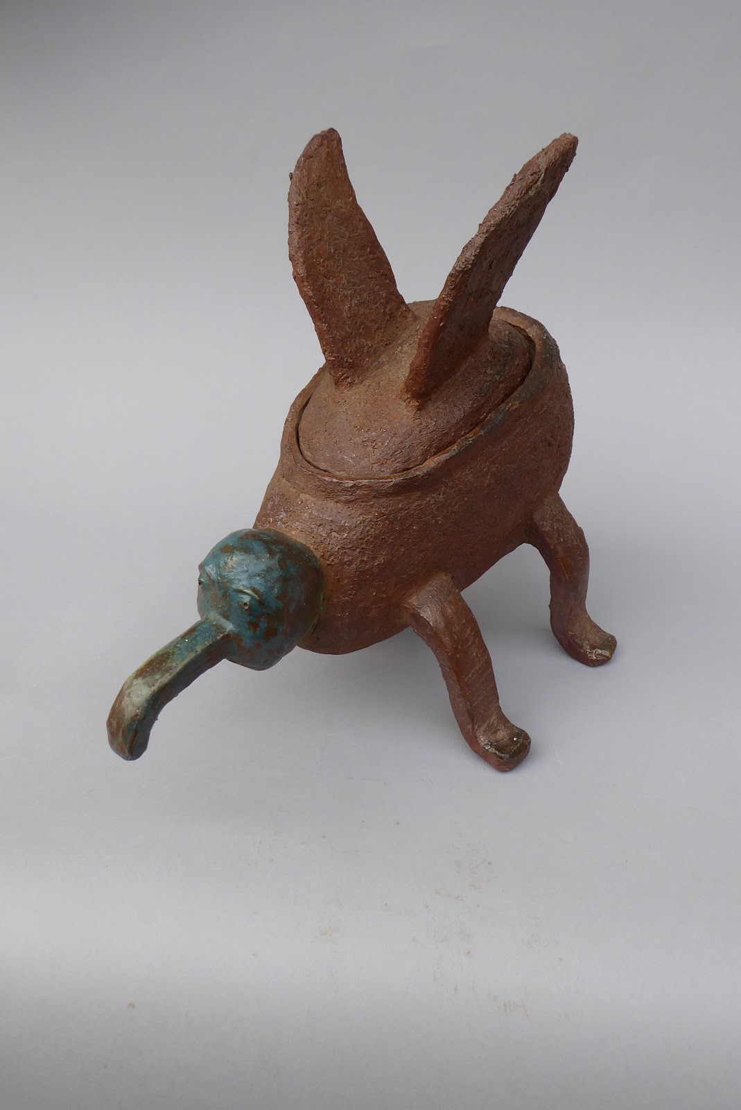 Boite Mouche Bleue
Sculpture, 

Hauteur: 25 cm haut