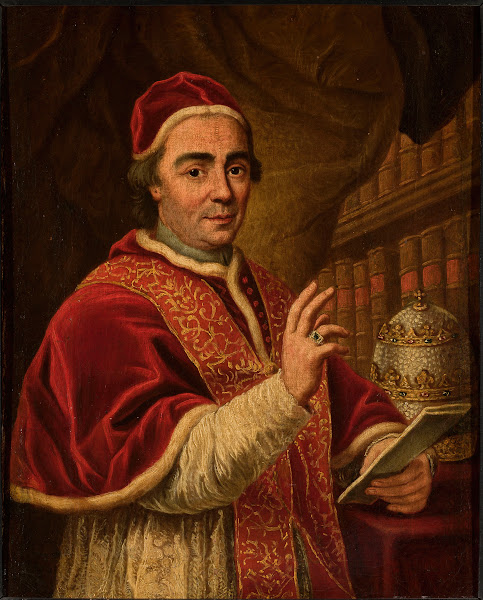 Portrait of pope Clement XIII
