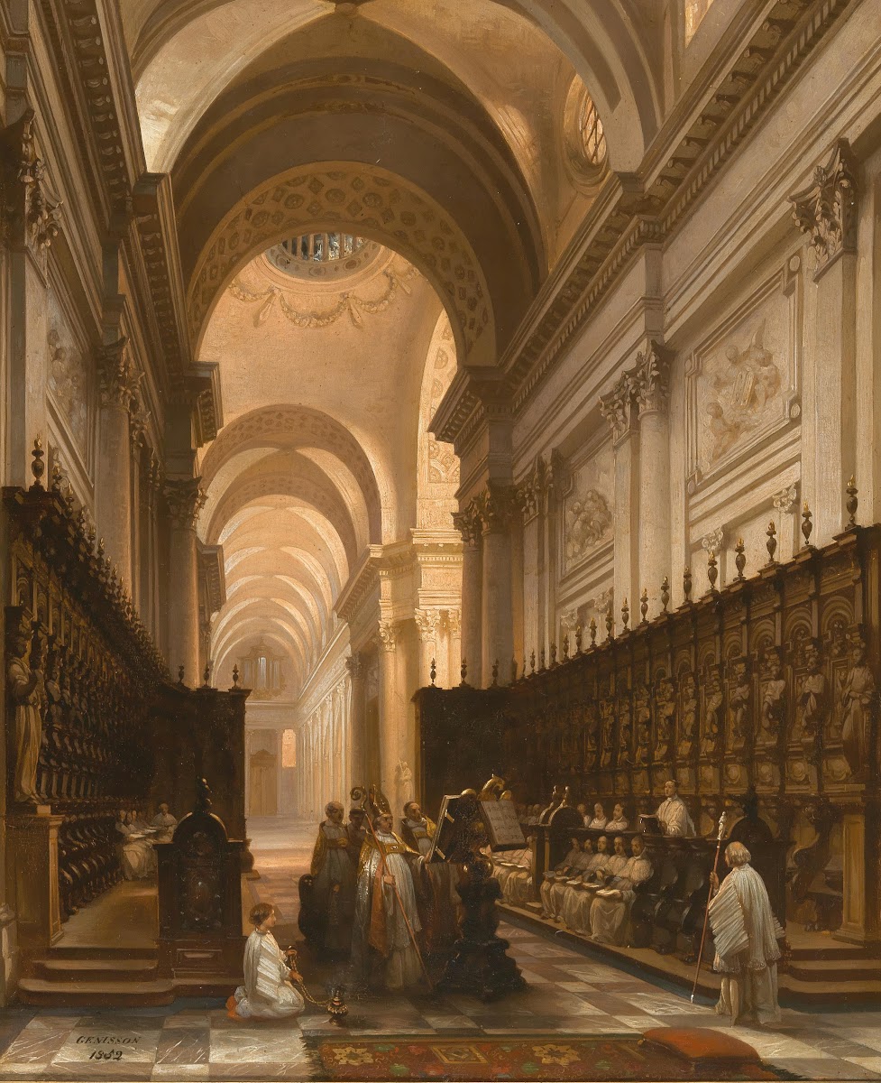 Paris Choir Of The Basilica Of St GenevièVe PanthéOn During The Second Empire 18
