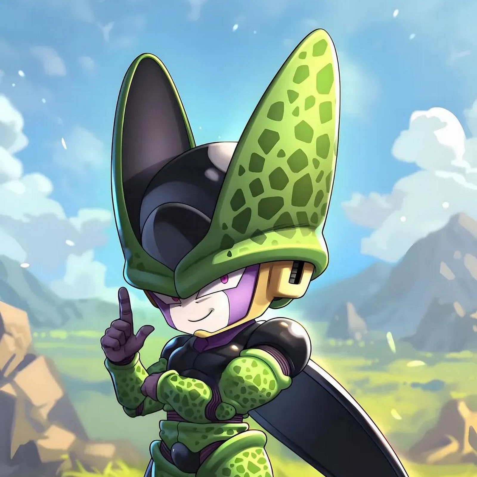 Download Dragon Ball Z, Cell, Anime, Cartoon iPhone