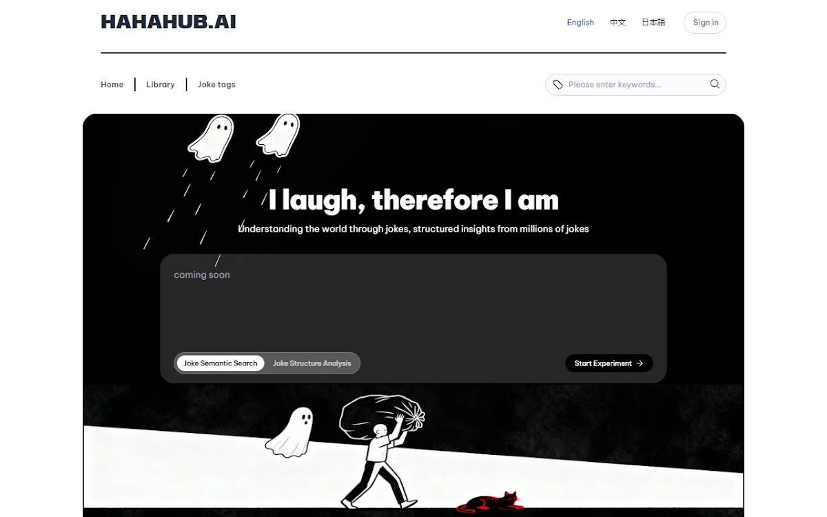 Captura de Discover 600,000+ Jokes