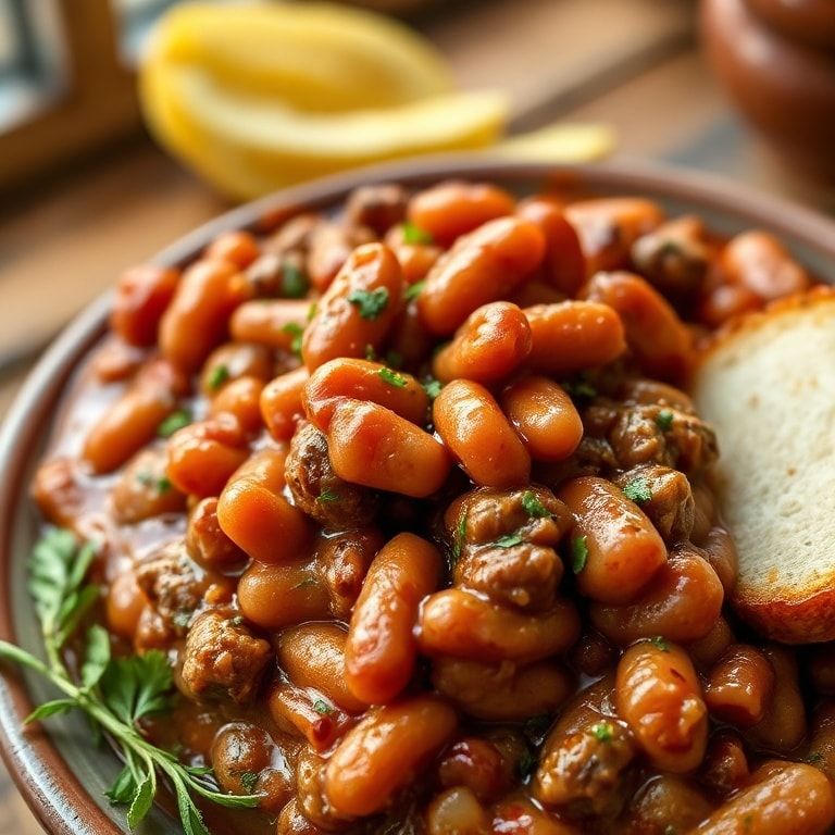 Baked Beans with Ground Beef for a Hearty Comfort Feast – Easy & Homemade finished