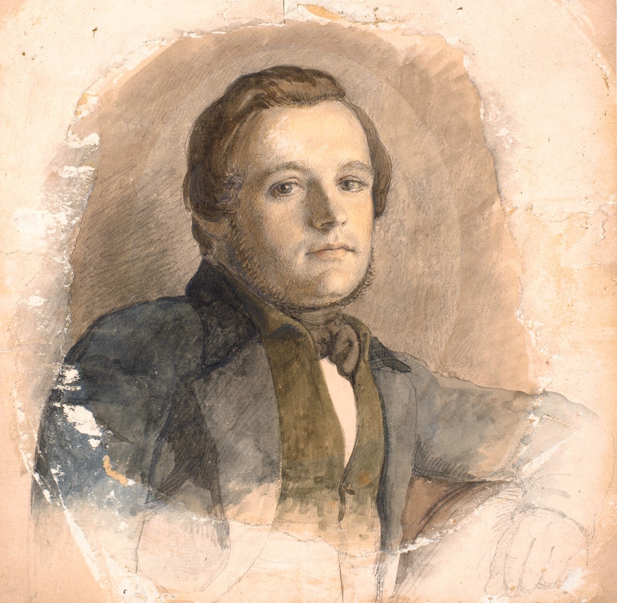 Mandsportræt Angives at være medlem af slægten From 1839   1849